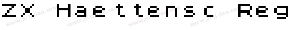 ZX Haettensc Regular字体转换